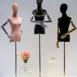 女模特道具女装店彩色模特架子橱窗高档婚纱拍照假人体服装展示架
