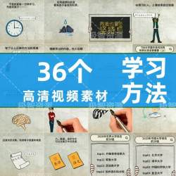 手绘学习励志思维短视频素材感悟哲学智慧文案快手热门抖音素材