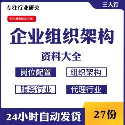 组织架构财务部与岗位配置服务行业公司部门设置与岗位定员