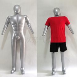 充气男模特人偶直播拍摄道具人体服装模特女全身假人仿真演练模型