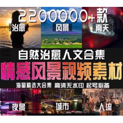 热门短视频素材高清剪辑搞笑风景励志抖音快手自媒体剧本音效配音
