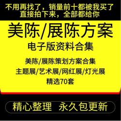 商场美陈展陈策划方案合集布置造型超市售楼处主题展PPT/PDF成品