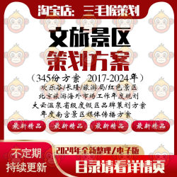 2024文旅景区短视频运营推广品牌传播PPT规划营销策划方案