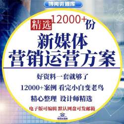 4A广告公司新媒体营销创意策划全案品牌PPT策划方案宣传运营模板
