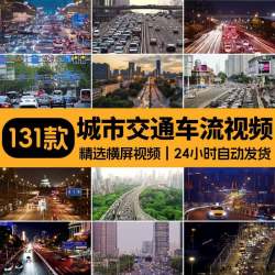 繁忙碌的城市交通车流延时上下班早高峰拥堵车辆快节奏短视频素材