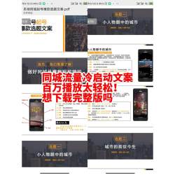 本地生活抖音同城短视频冷启动运营文案标题策划内容营销案例