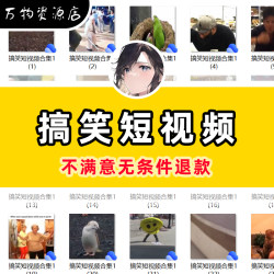 搞笑热门短视频国外素材高清剪辑搞笑抖音快手自媒体视频素材