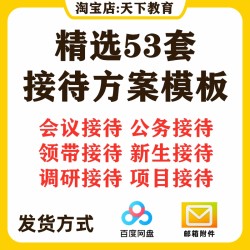 领导视察会议接待方案范文公司项目调研考察接待策划工作流程检查