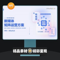 新媒体矩阵运营策划方案短视频信息数据分析计划方案文档模板PPT