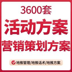 企业公司市场推广策划方案品牌营销公关促销线下活动执行案例资料