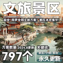 2024文旅景区策划方案营销推广新媒体运营品牌短视频种草视频PPT