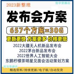 2023发布会大型活动执行手册设计搭建舞台策划PPT方案全案新品
