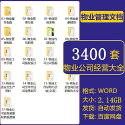物业公司管理服务方案薪酬管理制度绩效考核岗位职责报告总结资料