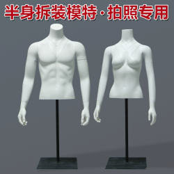 厂家直销 半身拍照模特道具3D镂空拆装展示架 全身男女儿童可选