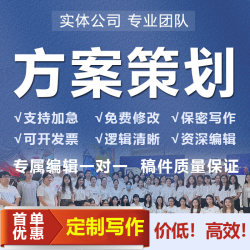 代写方案运营活动策划案合作推广计划企业项目书产品营销设计ppt