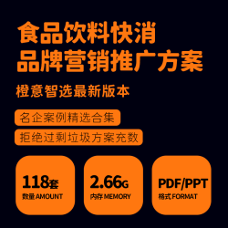 零食品代餐酒咖啡饮料小吃快消品牌传播营销推广宣传策划方案PPT