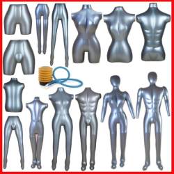 充气新款全身拍照工具展示透明塑料服装模特假真人版模型影视道具