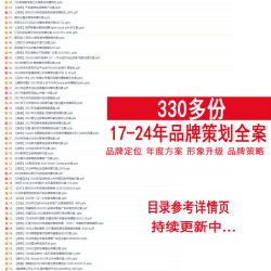 4A广告公司策划全案传播推广方案定位营销策略PPT活动提案例