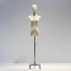 万向轮款式服装店模特道具女半身橱窗拍照人偶婚纱模特架子展示架