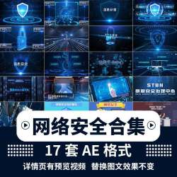 AE模板智能互联智慧城市科技信息网络人工智能AI大脑防护安全分类