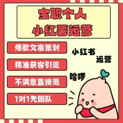 小红xhs书爆款文章笔记策划制作运营内容撰写全行业个人一对一