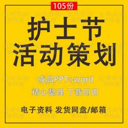 512护士节活动策划方案word医院医学院校学生庆祝活动PPT策划书
