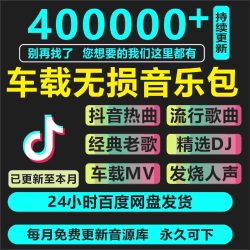 2024年车载无损音乐下载包高音质免费抖音MP3歌曲dj/flac/wav/mp4