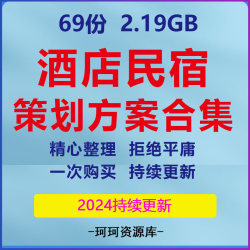 酒店民宿行业方案4A广告公司创意策划全案策略营销活动推广方案