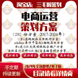 2024电商超品日店铺运营品牌全案促销营销推广策划PPT方案