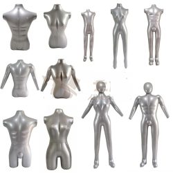 充气新款全身拍照工具展示透明塑料服装模特假真人版模型影视道具