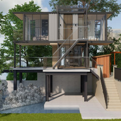 集装箱房设计服务 container house design 办公室驿站接待中心