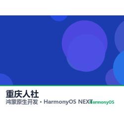 鸿蒙原生开发｜重庆人社app软件定制开发鸿蒙版