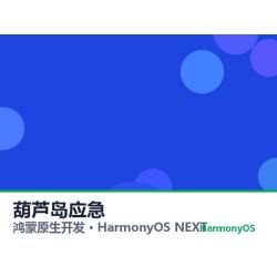 鸿蒙原生开发｜葫芦岛应急app软件定制开发鸿蒙版