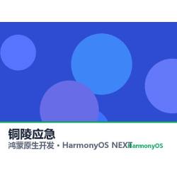 鸿蒙原生开发｜铜陵应急app软件定制开发鸿蒙版