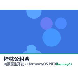 鸿蒙原生开发｜桂林公积金app软件定制开发鸿蒙版